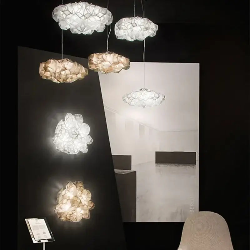 GobekUsa Clouds White Gold Pendant Light, photo 5 of 8