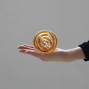 GobekUsa Geometric Wound Glass Twine Sphere Ornament - Handmade Home Decor Accessory
