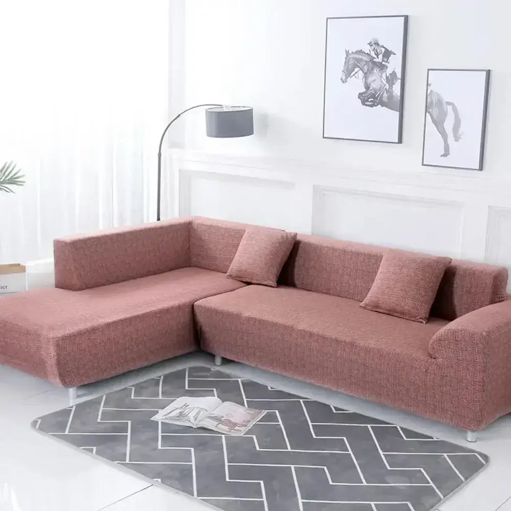 GobekUsa Geometric Stretch Sofa Cover Slipcover | Couch Protector | L Shape Sofa Cover, photo 12 of 13