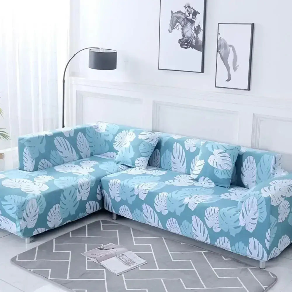 GobekUsa Geometric Stretch Sofa Cover Slipcover | Couch Protector | L Shape Sofa Cover, photo 7 of 13