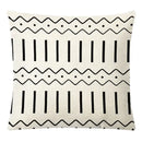 Geometric yellow linen pillow cover set living room autumnal decor by Decorbites