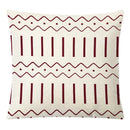Geometric yellow linen pillow cover set living room autumnal decor by Decorbites