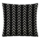 Geometric yellow linen pillow cover set living room autumnal decor by Decorbites