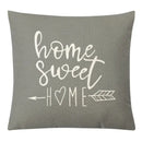 Geometric yellow linen pillow cover set living room autumnal decor by Decorbites
