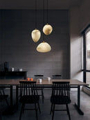 GobekUsa Geometry Marble LED Chandelier for Living Room Kitchen Island
