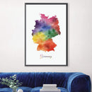 Germany Rainbow Canvas