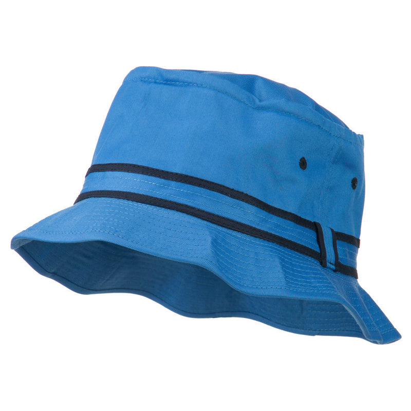 Striped Hat Band Fisherman Bucket Hat