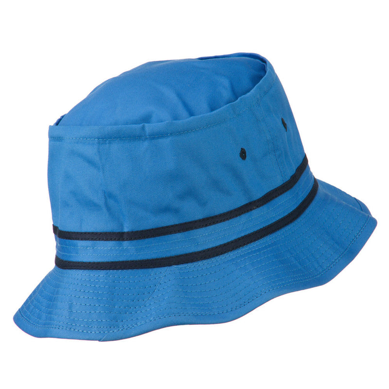 Striped Hat Band Fisherman Bucket Hat