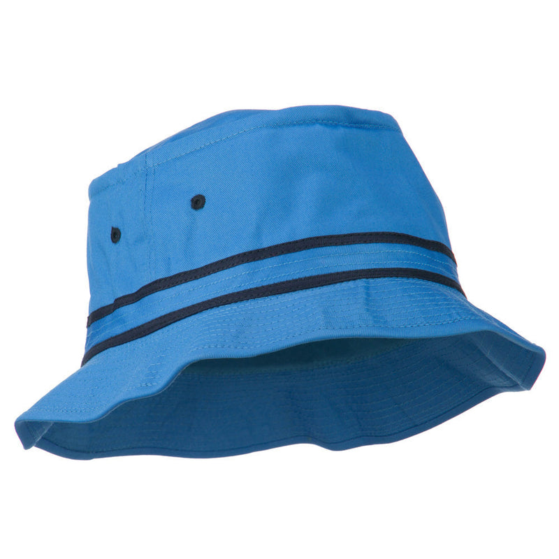 Striped Hat Band Fisherman Bucket Hat