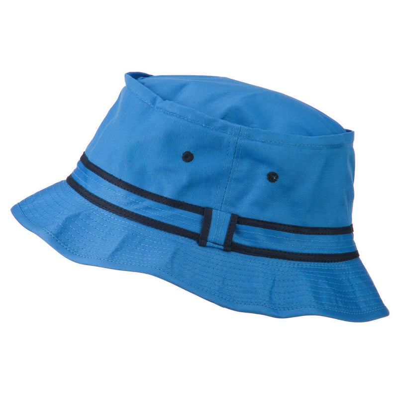 Striped Hat Band Fisherman Bucket Hat