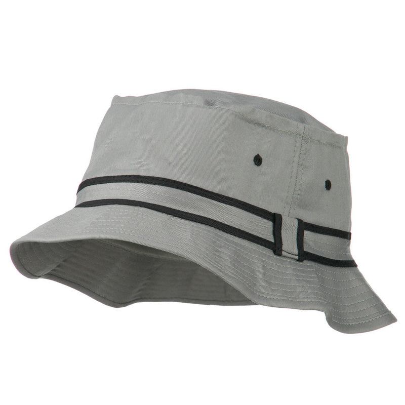 Striped Hat Band Fisherman Bucket Hat