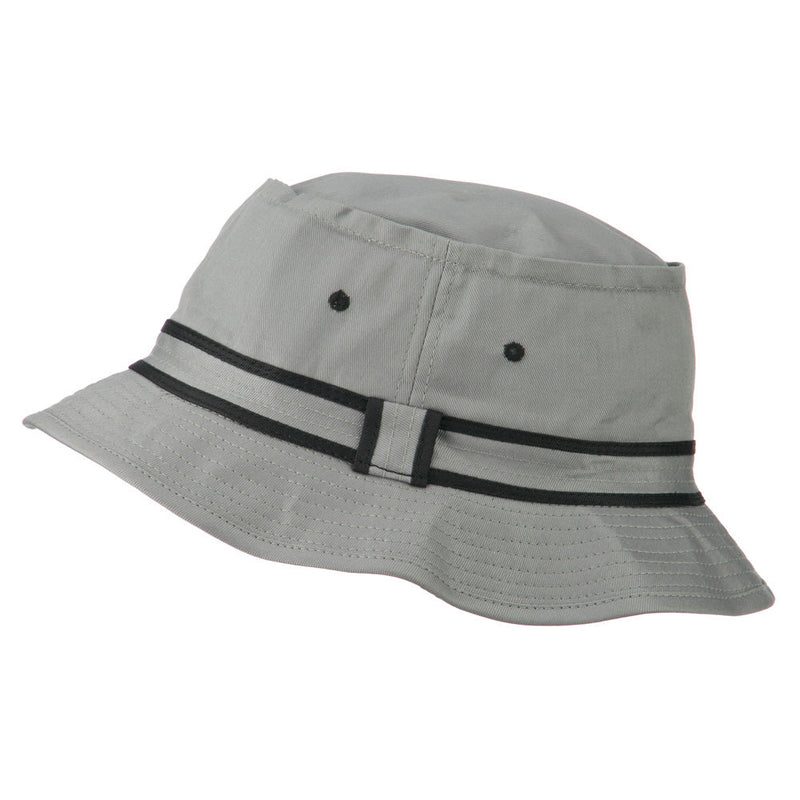 Striped Hat Band Fisherman Bucket Hat