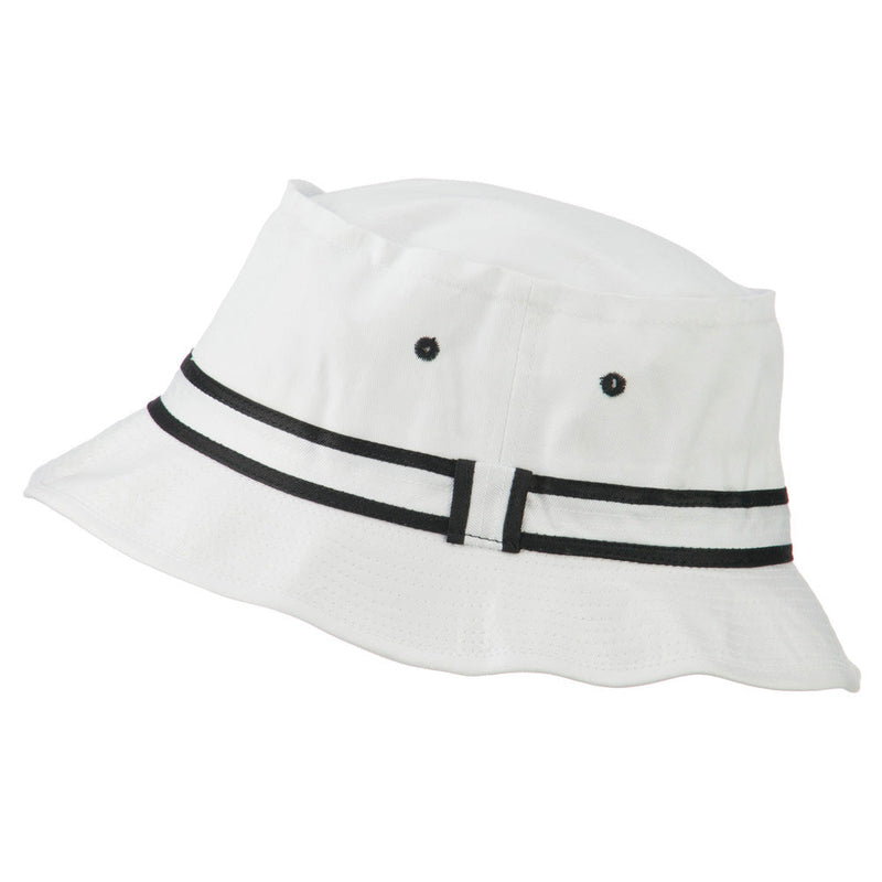 Striped Hat Band Fisherman Bucket Hat