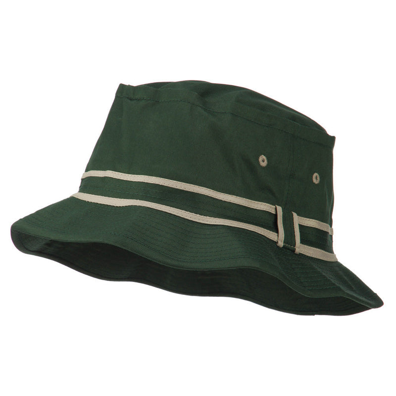 Striped Hat Band Fisherman Bucket Hat