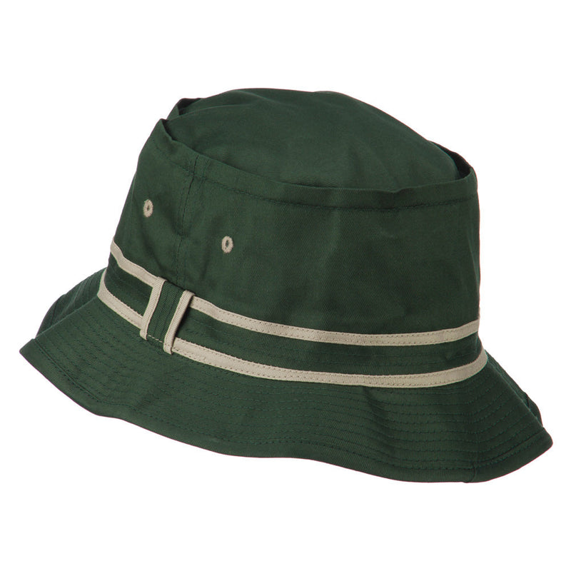 Striped Hat Band Fisherman Bucket Hat