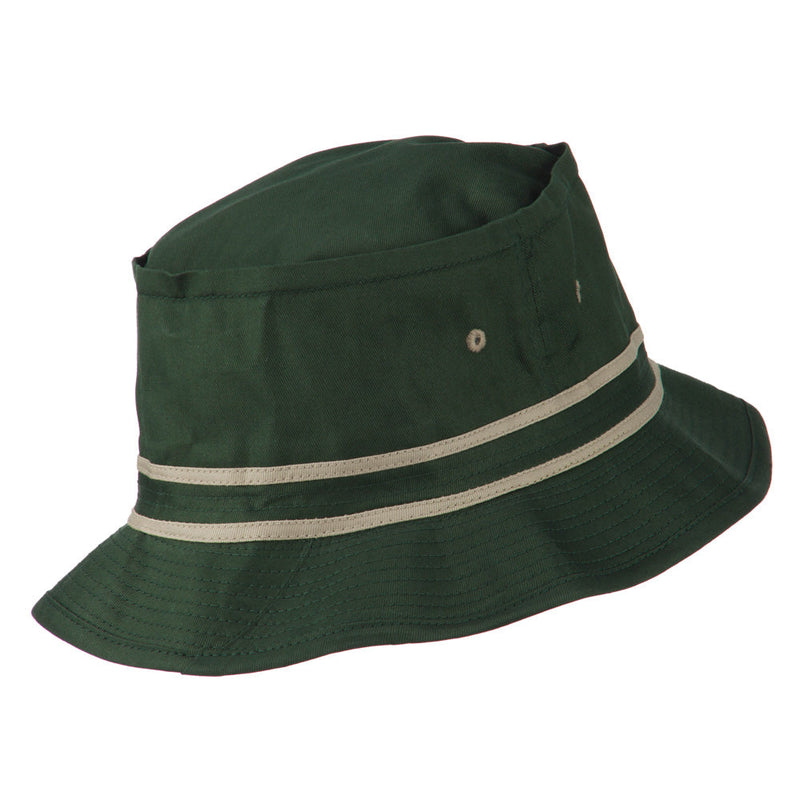 Striped Hat Band Fisherman Bucket Hat