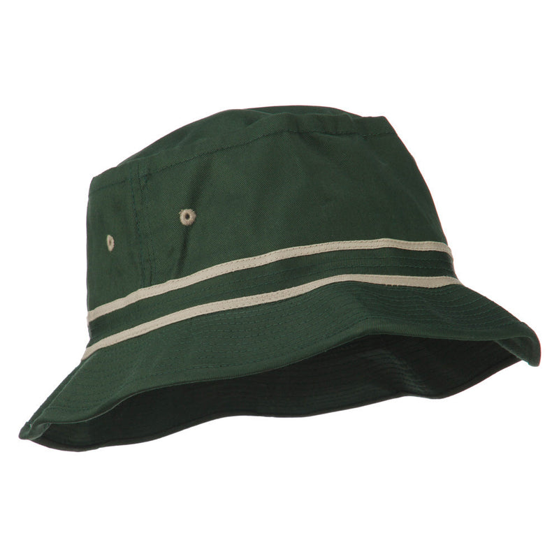 Striped Hat Band Fisherman Bucket Hat