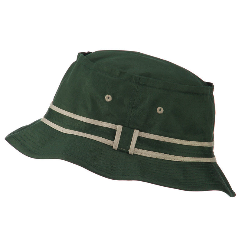 Striped Hat Band Fisherman Bucket Hat