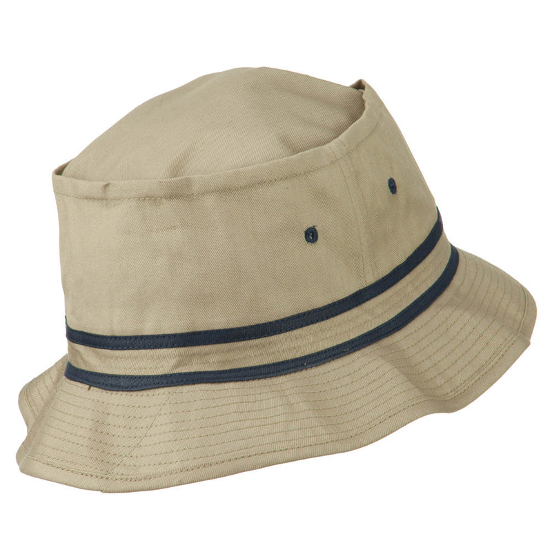 Striped Hat Band Fisherman Bucket Hat