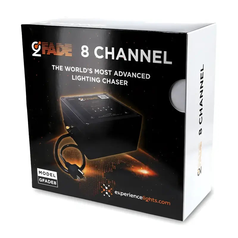 GFade - 8 Channel Fully Programmable Christmas Light Chase Controller - Now w/ GFade Sync!