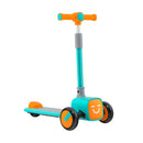 Folding Adjustable Kids Toy Scooter with LED Flashing Wheels Horn 4 Emoji Covers by LJGDeals
