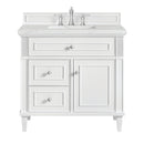 James Martin Lorelai 36" Single Bathroom Vanity, Bright White