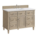 James Martin Lorelai 48" Single Bathroom Vanity, Whitewashed Oak