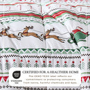 Reversible Christmas Comforter and Sham Set - Holiday / Lodge Odette Collection