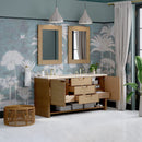 James Martin Solene 72" Double Bathroom Vanity, Seaside Oak