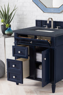 James Martin Brittany 30" Single Bathroom Vanity, Victory Blue