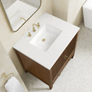 James Martin Myrrin 30" Single Bathroom Vanity, Mid-Century Walnut