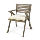 Helen Outdoor Acacia Wood Dining Chair by HouseOfZazla