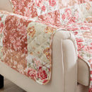 Reversible Floral Patchwork Furniture Protector - Maribel Collection by Great Bay Home
