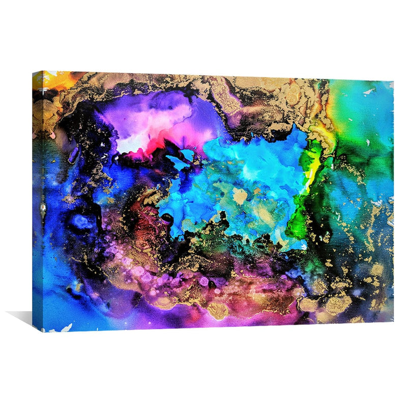 Gilded Cosmos Canvas