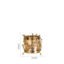 GobekUsa Gilded Tree Branch Glass Vase for Stylish Flower Arrangement