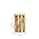 GobekUsa Gilded Tree Branch Glass Vase for Stylish Flower Arrangement