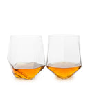 Seneca Faceted Crystal Tumblers Set of 2 by Viski