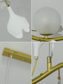 Gingko Glass Chandelier