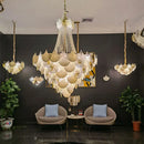 GobekUsa Ginkgo Art Deco Dimmable Chandelier for Dinning Room