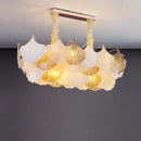 GobekUsa Ginkgo Art Deco Dimmable Chandelier for Dinning Room