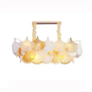 GobekUsa Ginkgo Art Deco Dimmable Chandelier for Dinning Room