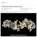 GobekUsa Ginkgo Biloba Chandelier: Elegant Duplex Living Room Hotel Lobby Pendant Light