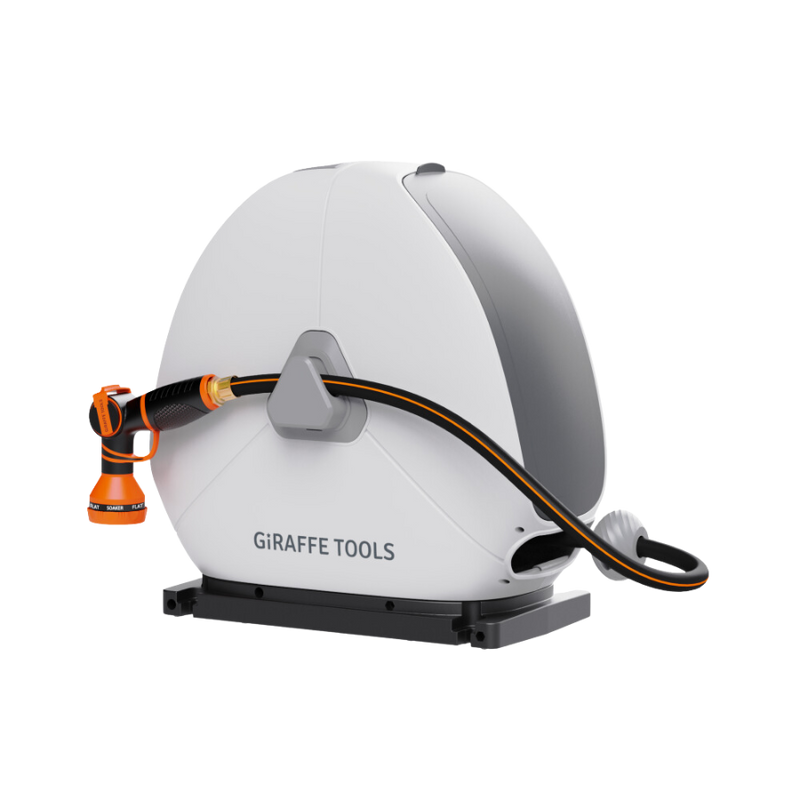 Ground-Mounted Retractable Hose Reel 82ft-130ft