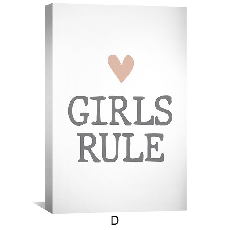 Girls Rule Canvas