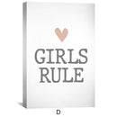 Girls Rule Canvas