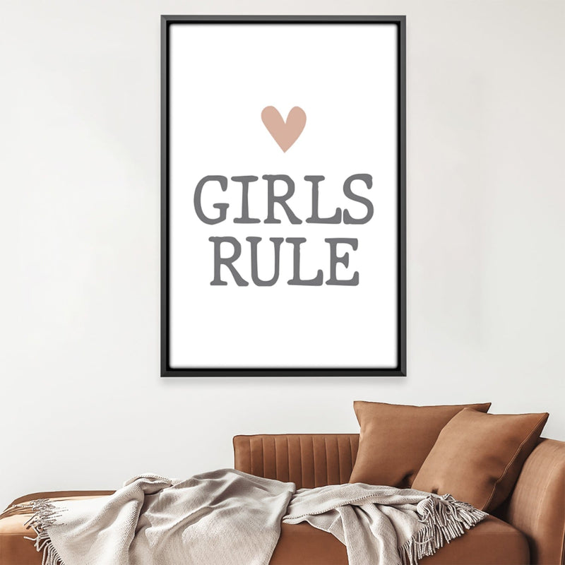 Girls Rule Canvas