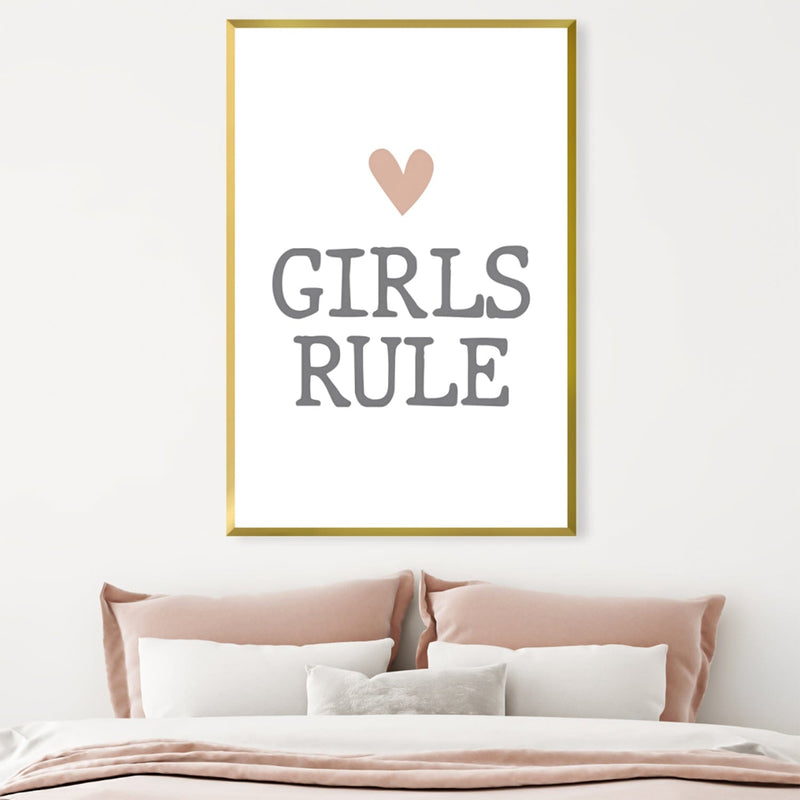 Girls Rule Canvas