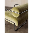 Green Velvet Armchair