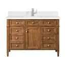 James Martin Brittany 48" Single Bathroom Vanity, Saddle Brown