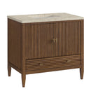 James Martin Myrrin 36" Single Bathroom Vanity, Mid-Century Walnut